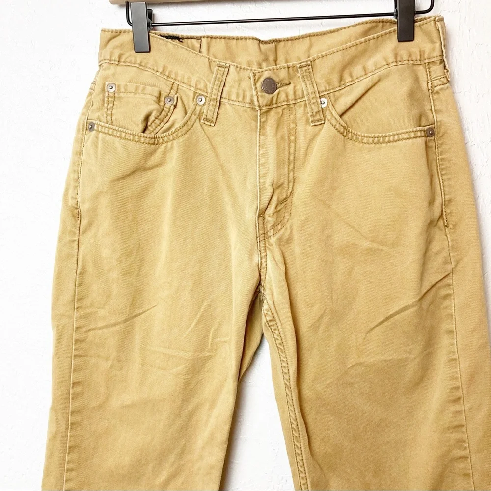 Men’s Levi’s 514 tan jeans khaki pants W29 x L30